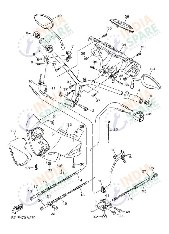 STEERING HANDLE & CABLE